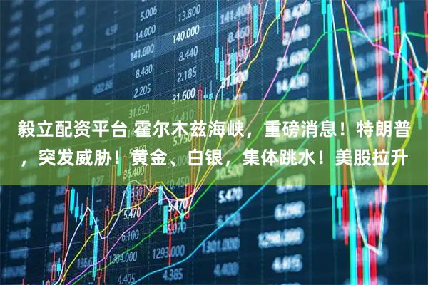 毅立配资平台 霍尔木兹海峡，重磅消息！特朗普，突发威胁！黄金、白银，集体跳水！美股拉升
