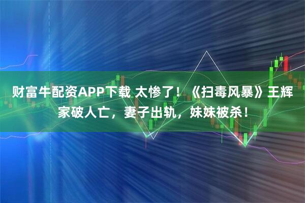 财富牛配资APP下载 太惨了！《扫毒风暴》王辉家破人亡，妻子出轨，妹妹被杀！